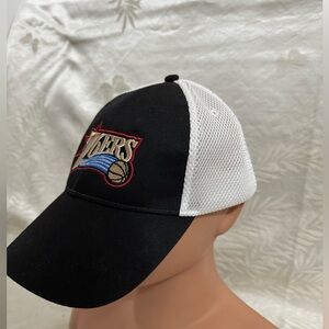 NBA Philadelphia 76ers white and Black hat Premium Seating Giveaway